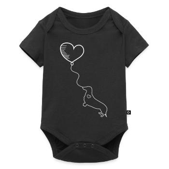 Dachshund - Dachshund - Teckel - Baby Premium short-sleeve bodysuit - black - Front