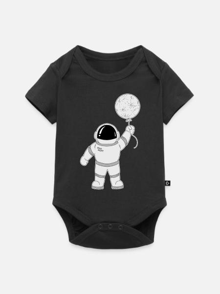 Astronaute astronaute - Body à manches courtes Premium Bébé - noir