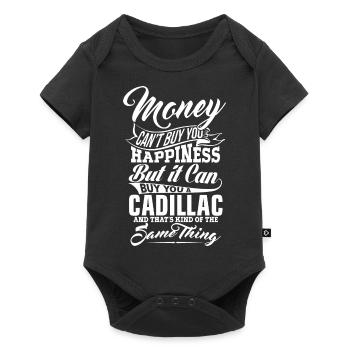 MONEY AND CADILLAC W - Baby Premium short-sleeve bodysuit - black - Front