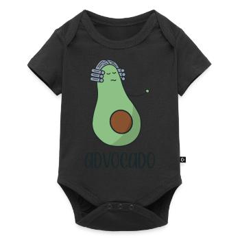 Advocado avocat vegan cadeau - Body à manches courtes Premium Bébé - noir - Devant