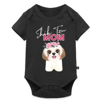 Shih Tzu - - Baby Premium short-sleeve bodysuit - black - Front
