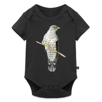 Kuckuck - Baby Premium Kurzarmbody - Schwarz - Vorne