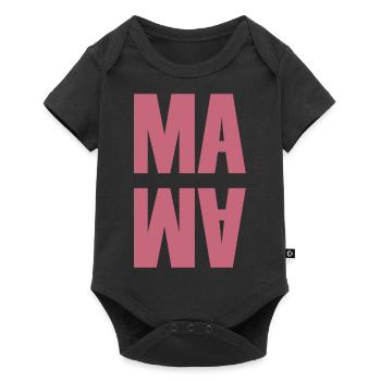 Maman | Mère | Fête des Mères - Body à manches courtes Premium Bébé - noir - Devant