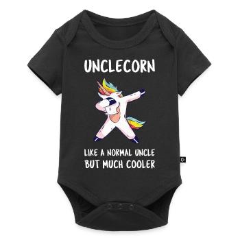 Unclecorn II - Génial Oncle Unicorn - Body à manches courtes Premium Bébé - noir - Devant