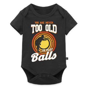 Pétanque Boulspieler Boules Gift - Baby Premium short-sleeve bodysuit - black - Front