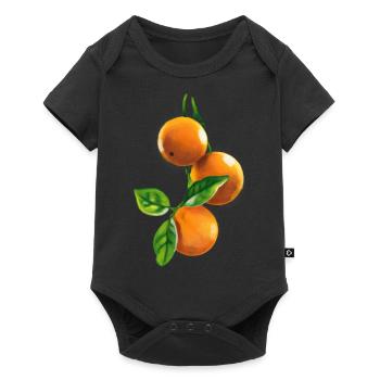 Oranges - Baby Premium short-sleeve bodysuit - black - Front