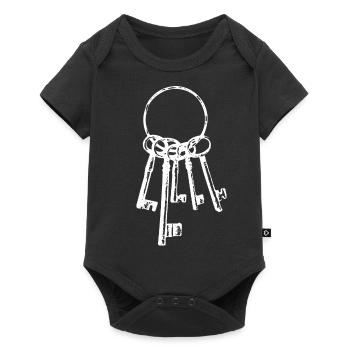 Bunch of keys - Baby Premium short-sleeve bodysuit - black - Front