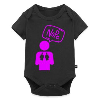 Non - Body à manches courtes Premium Bébé - noir - Devant