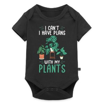 Plantes d’intérieur - Body à manches courtes Premium Bébé - noir - Devant
