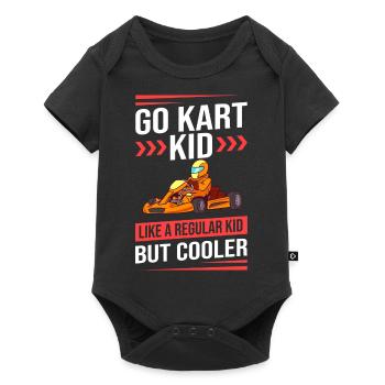 Go Kart Racing Indoor Karting Kartsport Kart track - Baby Premium short-sleeve bodysuit - black - Front