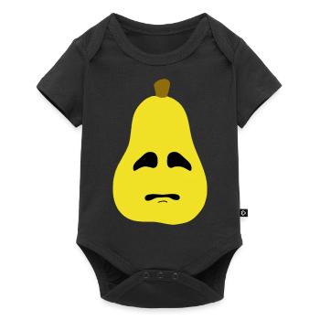 Pear - Baby Premium short-sleeve bodysuit - black - Front
