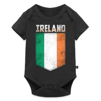 Ireland Flag Irish - Baby Premium short-sleeve bodysuit - black - Front