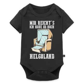 Nordsee Helgoland - Baby Premium Kurzarmbody - Schwarz - Vorne