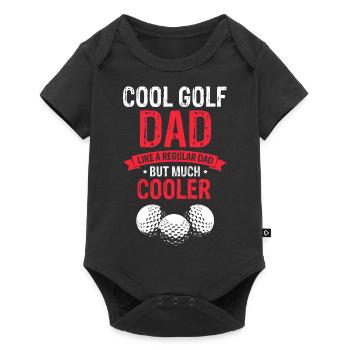 Cool Golf DAD comme un papa ordinaire mais beaucoup plus cool - Body à manches courtes Premium Bébé - noir - Devant