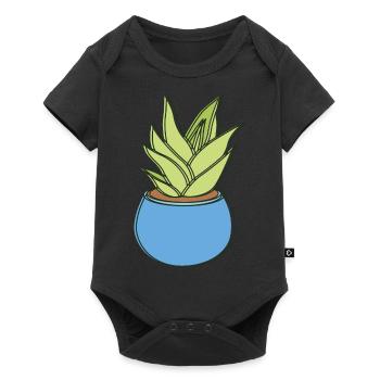 fall leaves - Baby Premium short-sleeve bodysuit - black - Front