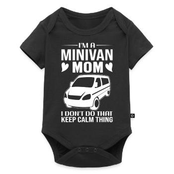 Minivan Moms Lifestyle Mom Drives Minivan Mamas - Baby Premium short-sleeve bodysuit - black - Front