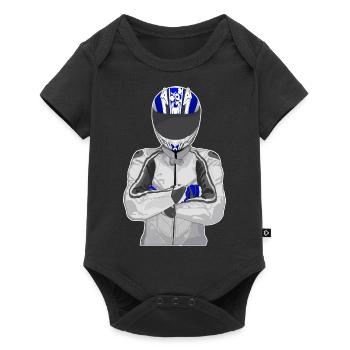 Motorcycle Lifestyle / Motorcycle / Motorcycle biker - Baby Premium short-sleeve bodysuit - black - Front