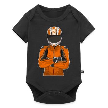 Moto Lifestyle / Moto / Moto motard - Body à manches courtes Premium Bébé - noir - Devant