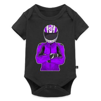 Moto Lifestyle / Moto / Moto motard - Body à manches courtes Premium Bébé - noir - Devant
