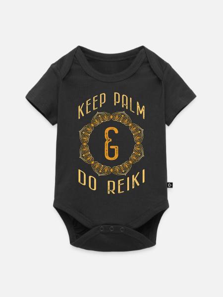 Reiki Praktizierende & Reiki Master - Baby Premium Kurzarmbody - Schwarz