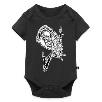 Vulture // Illustration - Baby Premium short-sleeve bodysuit - black - Front