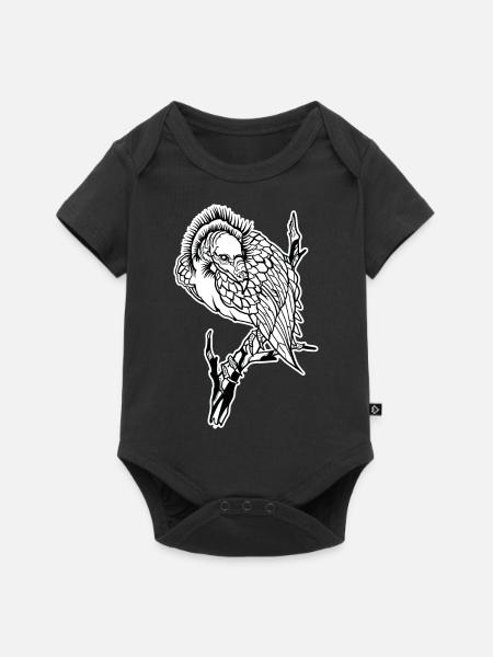 Geier // Illustration - Baby Premium Kurzarmbody - Schwarz