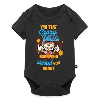 I m The Crazy Uncle Everyone Warned You About - Baby Premium short-sleeve bodysuit - black - Front