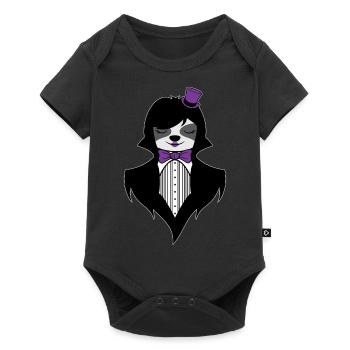 GOTHIC SLOTH GOTH SLOTH GOTHIC AESTHETICS - Baby Premium short-sleeve bodysuit - black - Front