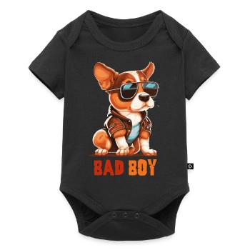 Bad Boy Puppy - Body à manches courtes Premium Bébé - noir - Devant