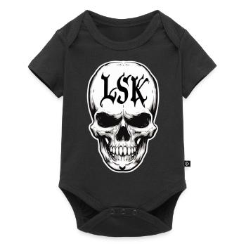Toten kopf - Baby Premium Kurzarmbody - Schwarz - Vorne