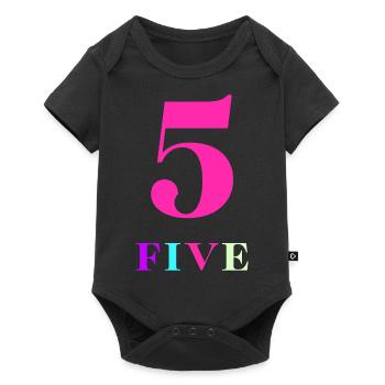 Five -5e anniversaire - Body à manches courtes Premium Bébé - noir - Devant