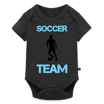 Soccer Player Team - Baby Premium short-sleeve bodysuit - black - Front