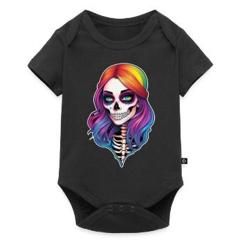 Halloween - Rock & Rainbow - Baby Premium short-sleeve bodysuit - black - Front
