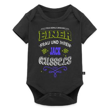 humor fun favorite dog brookhound funny greyhound - Baby Premium short-sleeve bodysuit - black - Front