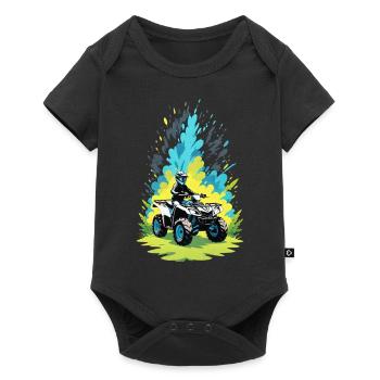 quad et tout terrain - Body à manches courtes Premium Bébé - noir - Devant