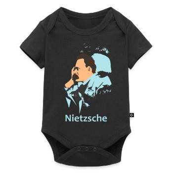 Nietzsche - Body à manches courtes Premium Bébé - noir - Devant