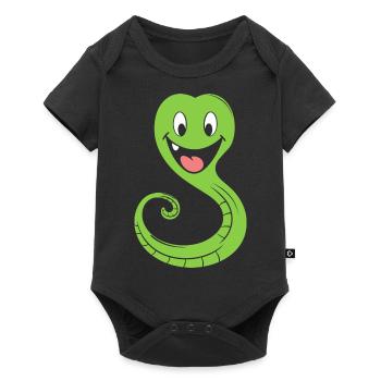 Little Snake Humor - Baby Premium short-sleeve bodysuit - black - Front