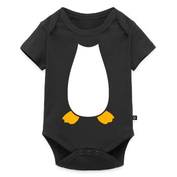 Penguin Costume Carnival Animal Lower Body Funny - Baby Premium short-sleeve bodysuit - black - Front