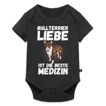Chien Bull Terrier - Body à manches courtes Premium Bébé - noir - Devant