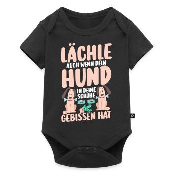 Chien Propriétaire De Chien Propriétaire De Chien Motif Chiens - Body à manches courtes Premium Bébé - noir - Devant