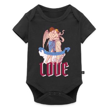 Couple Partner Lovers Pure Love Wedding Heartful - Baby Premium Kurzarmbody - Schwarz - Vorne