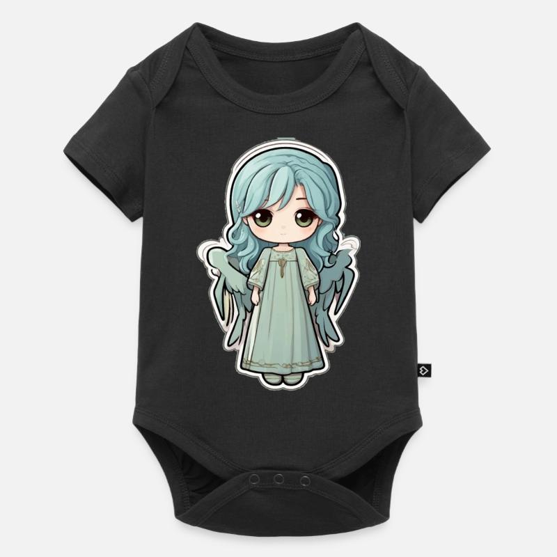 Petit Ange - Body à manches courtes Premium Bébé - noir