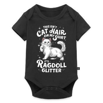 Katze Ragdoll Geschenk - Baby Premium Kurzarmbody - Schwarz - Vorne