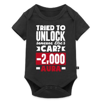 Vous avez essayé de déverrouiller la voiture de quelqu’un d’autre ? -Aura de 2000 - Body à manches courtes Premium Bébé - noir - Devant