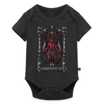 Projet sans titre - Body à manches courtes Premium Bébé - noir - Devant