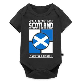 Scotland - Baby Premium short-sleeve bodysuit - black - Front
