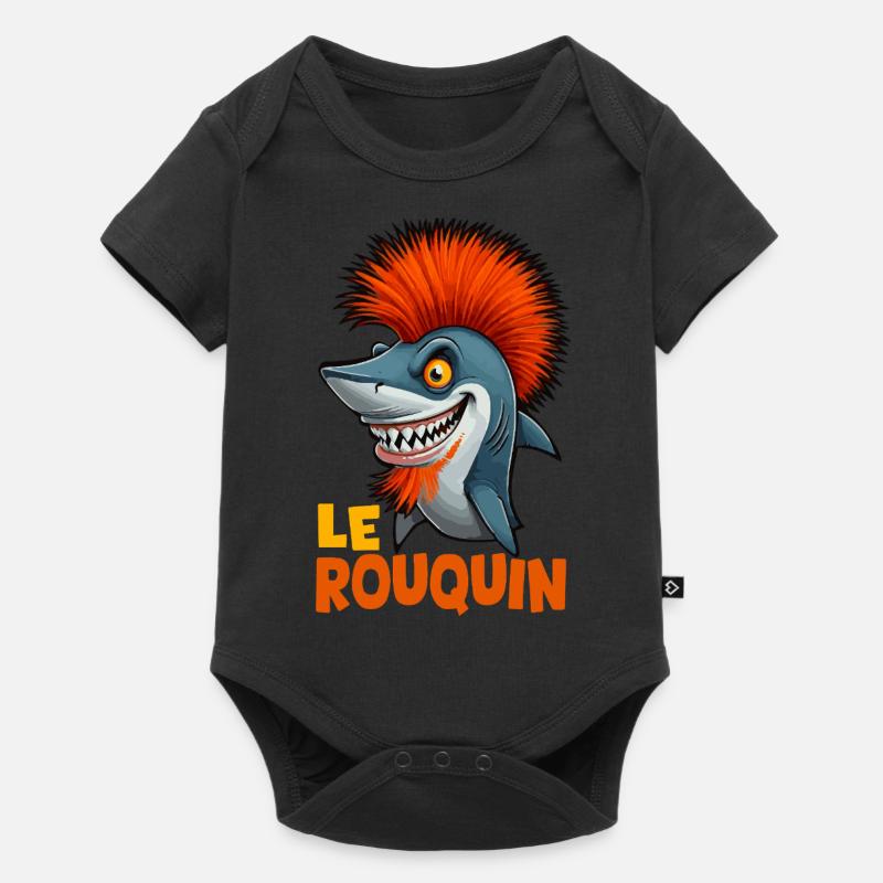 The redhead - Baby Premium short-sleeve bodysuit - black