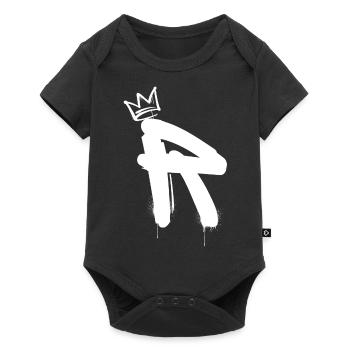 R - Baby Premium short-sleeve bodysuit - black - Front