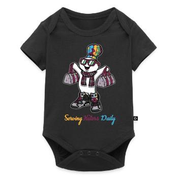 Serving Haters Daily - Baby Premium short-sleeve bodysuit - black - Front