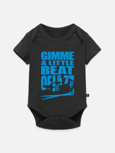 Jazz beat - Baby Premium Kurzarmbody - Schwarz